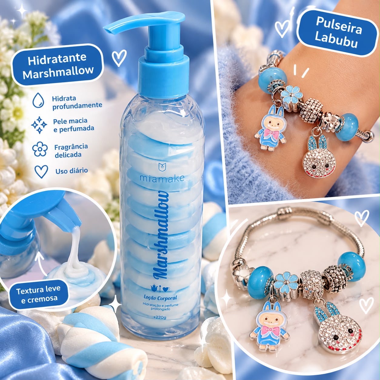 Kit Azul de Autocuidado: um carinho especial para sua rotina