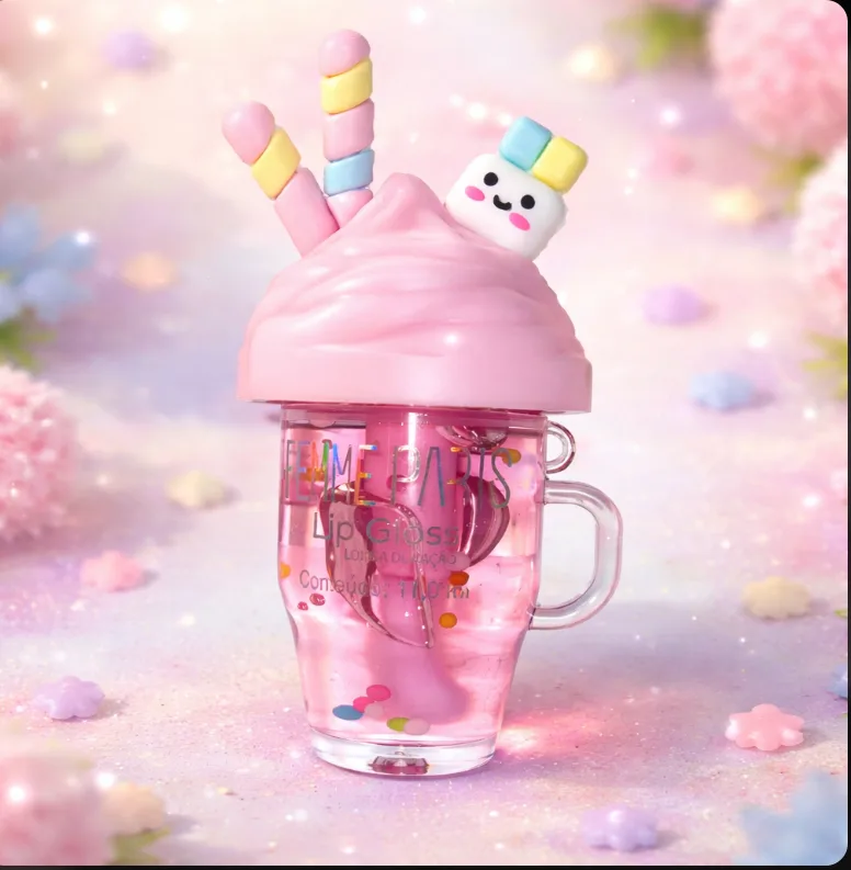Gloss Cupcake Kawaii — brilho e fofura em um só produto! 🍦💖