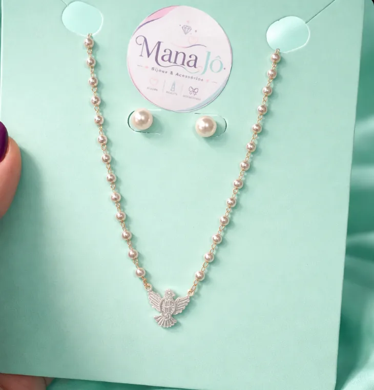 Conjunto perola espirito santo