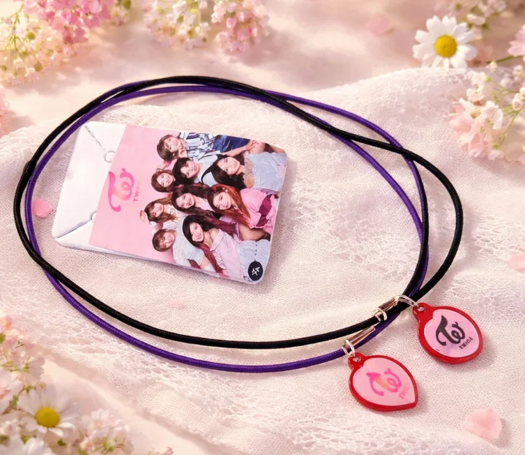 Colar Duplo TWICE – Roxo e Preto