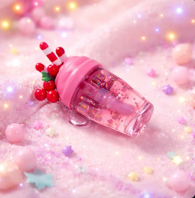 🍒 Gloss Cherry Milkshake — brilho com gostinho de fofura!