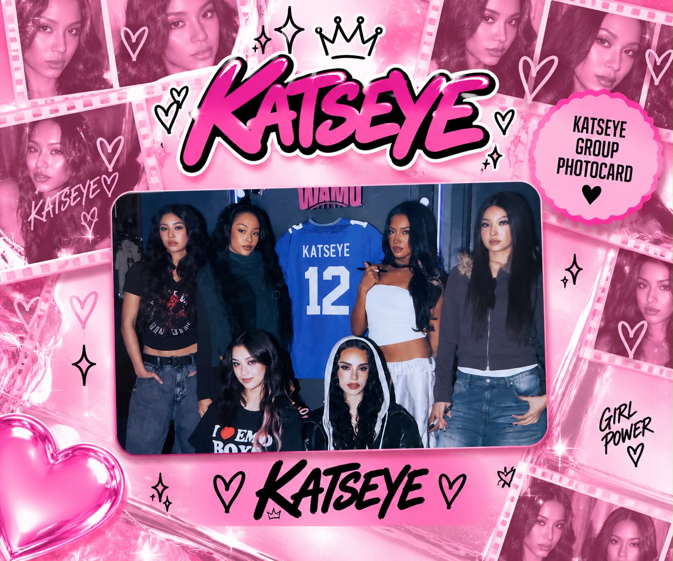 Photocard do Grupo KATSEYE