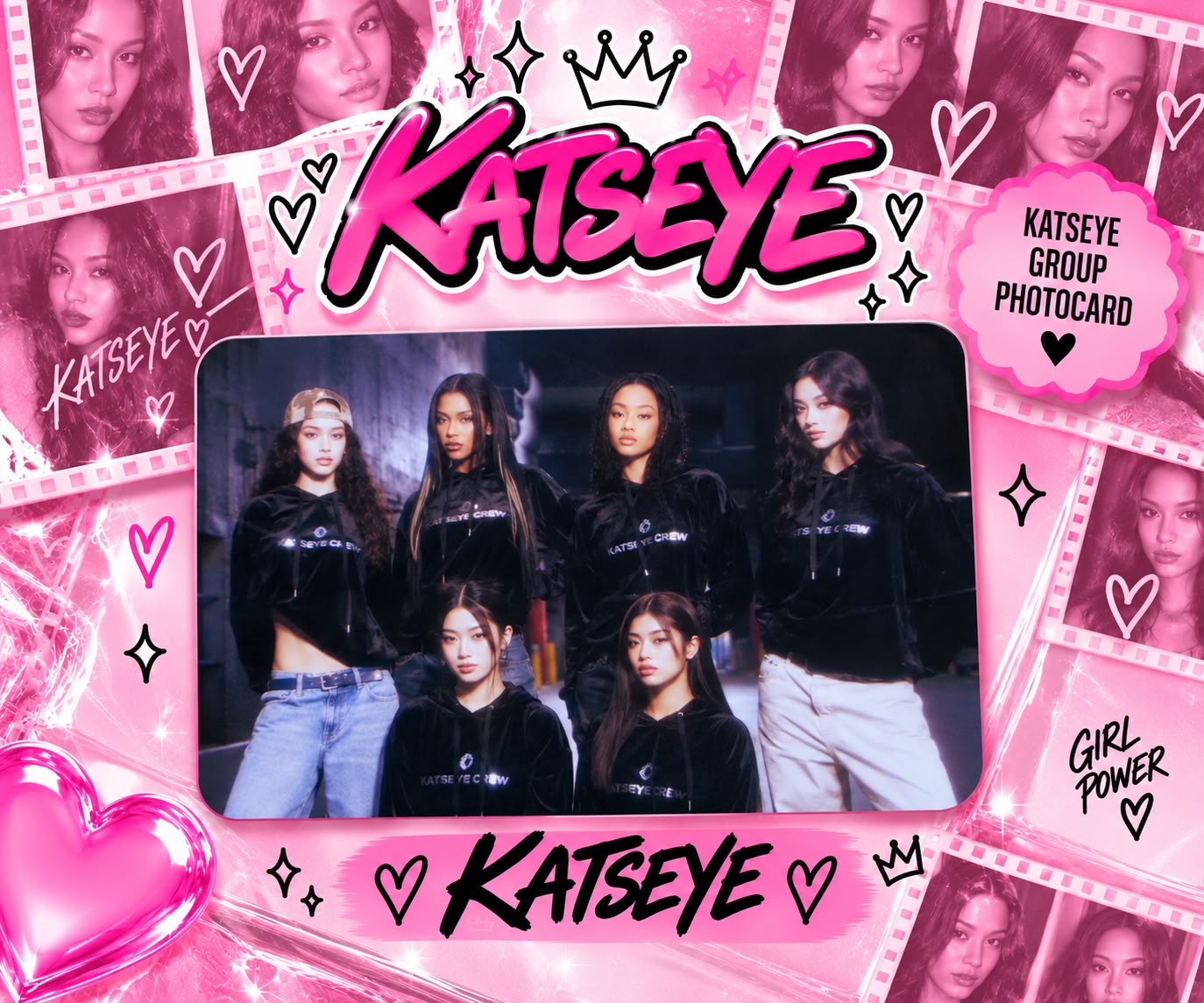 Photocard do Grupo KATSEYE — Crew