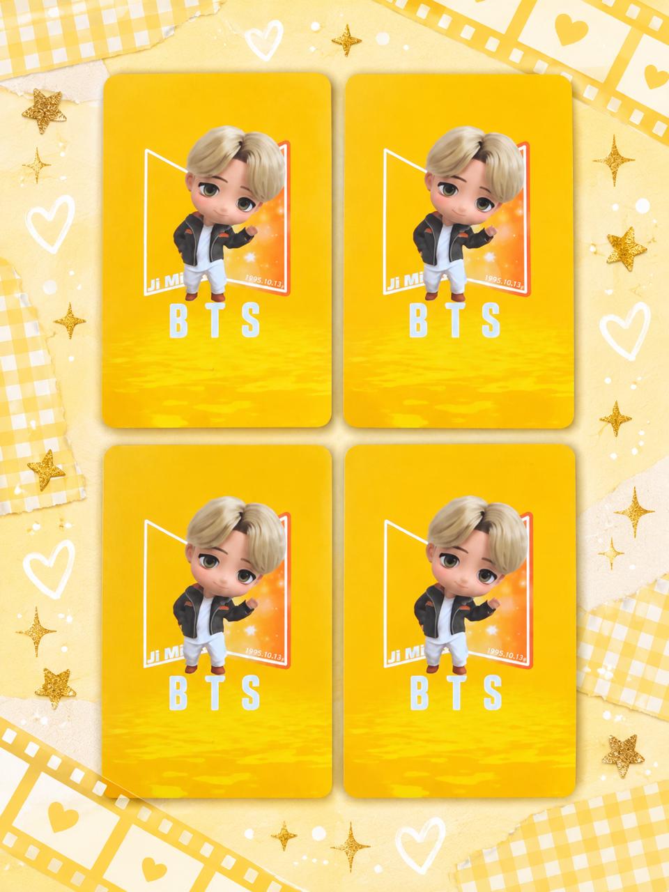 Kit com 3 Photocards do Jimin — BTS
