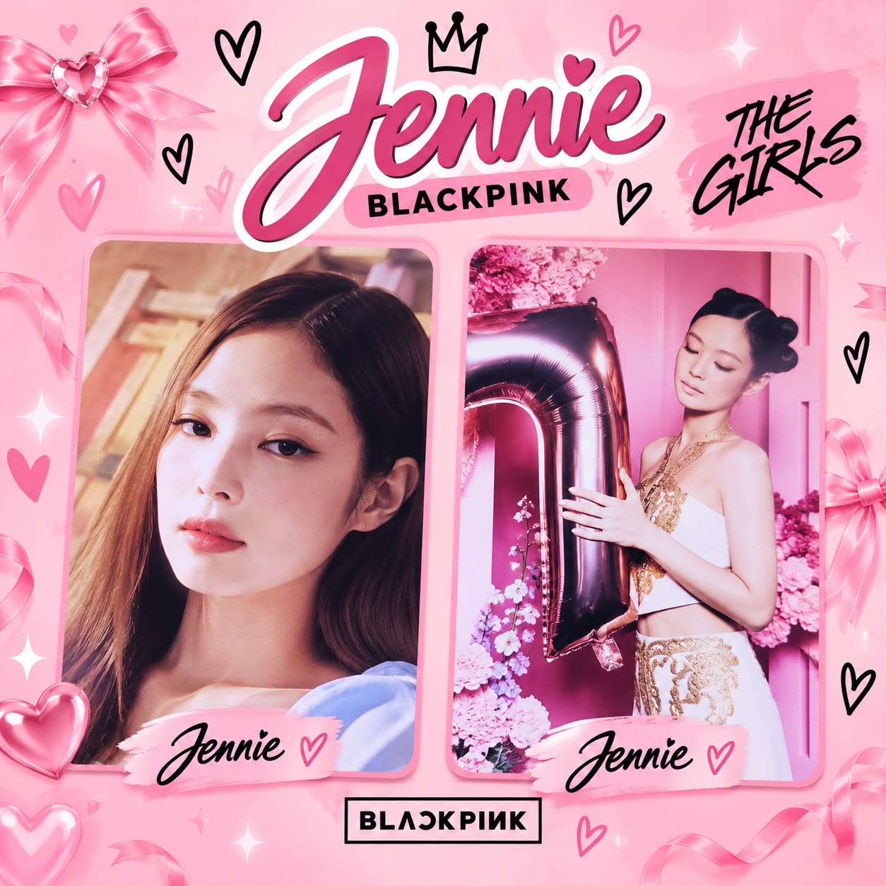 Set com 2 Photocards da Jennie — BLACKPINK