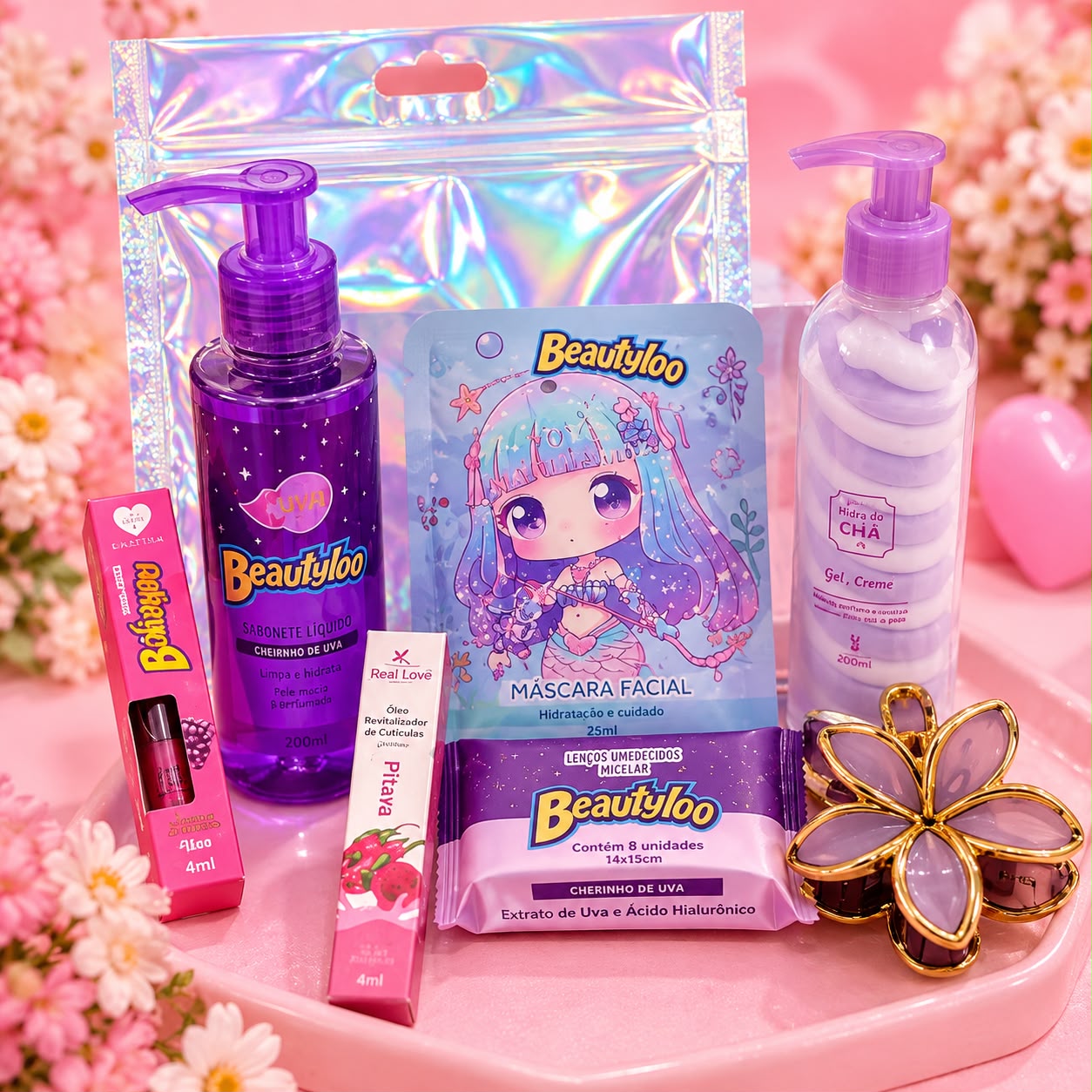 Kit de Autocuidado Uva: beleza e cuidado em uma seleção encantadora