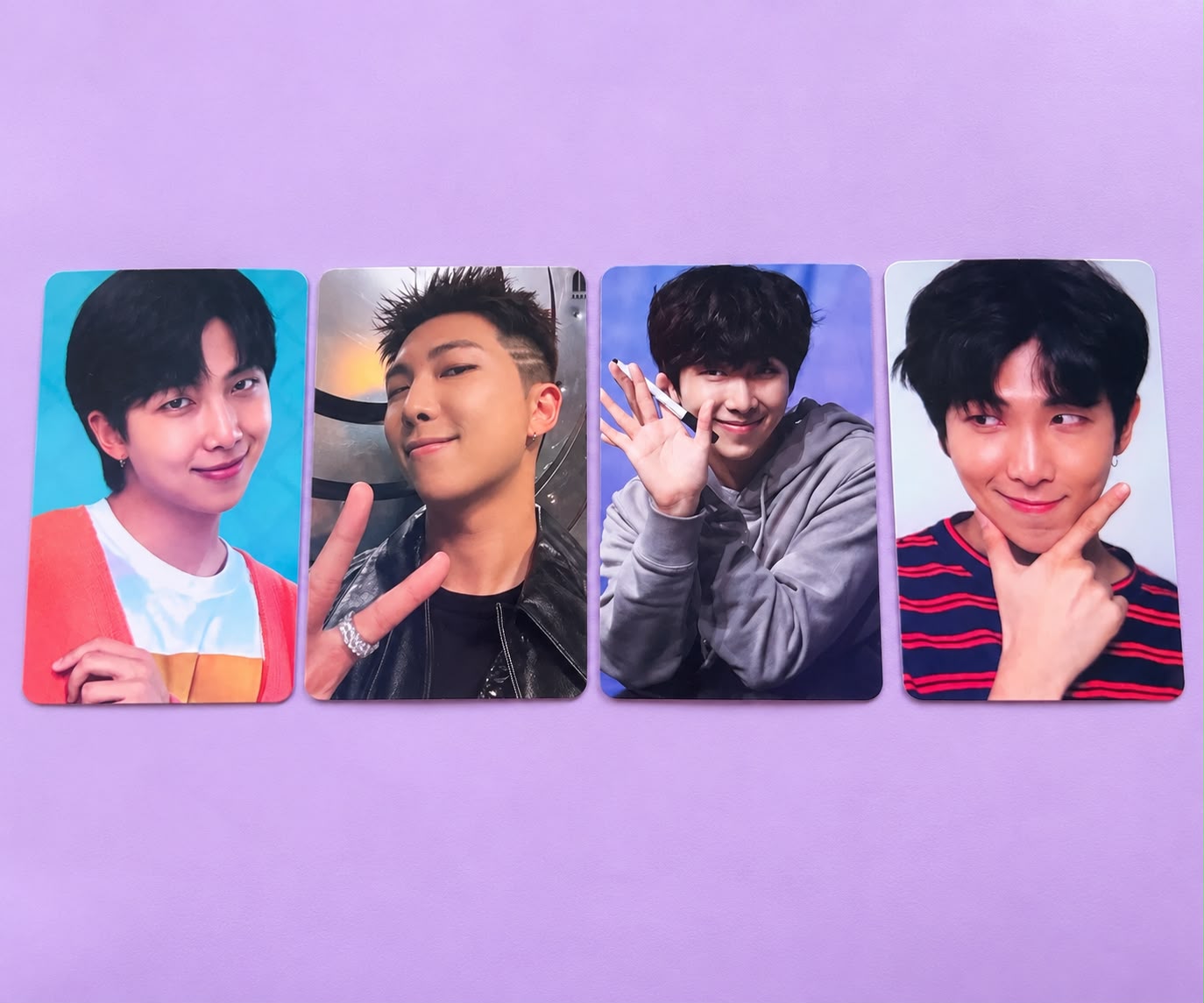 Kit com 4 Photocards do RM — BTS
