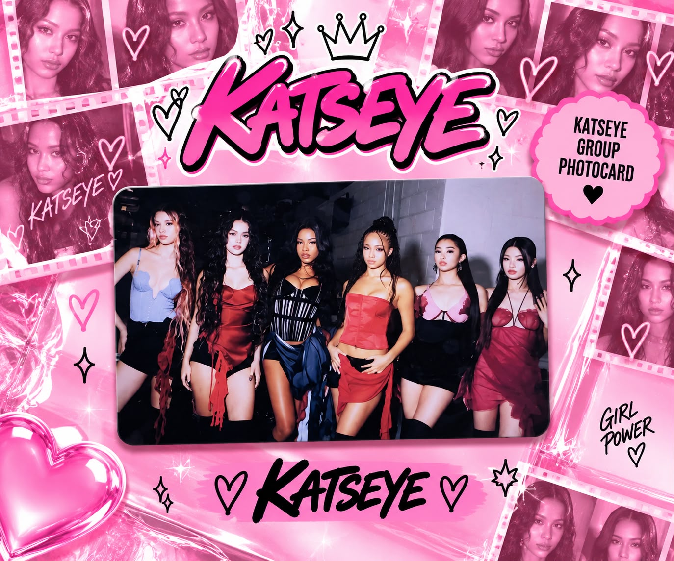 Photocard do Grupo KATSEYE