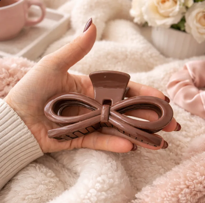 Presilha Laço Clássico – chocolate