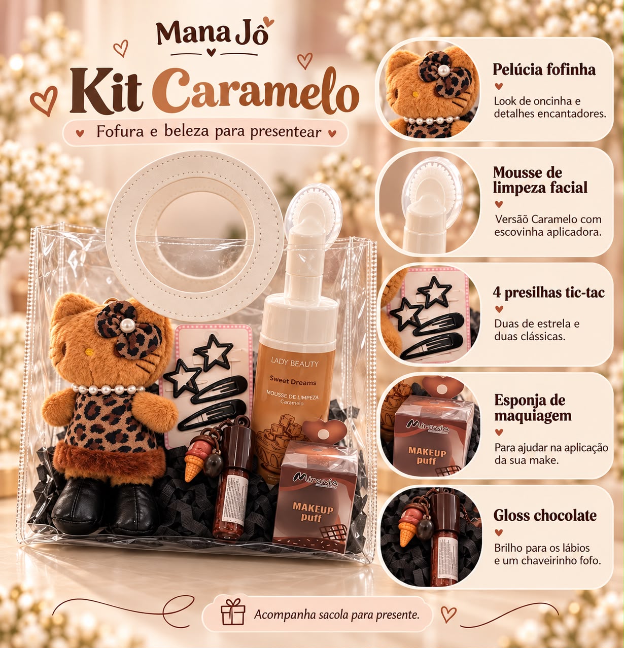 Kit Caramelo Hello Kitty
