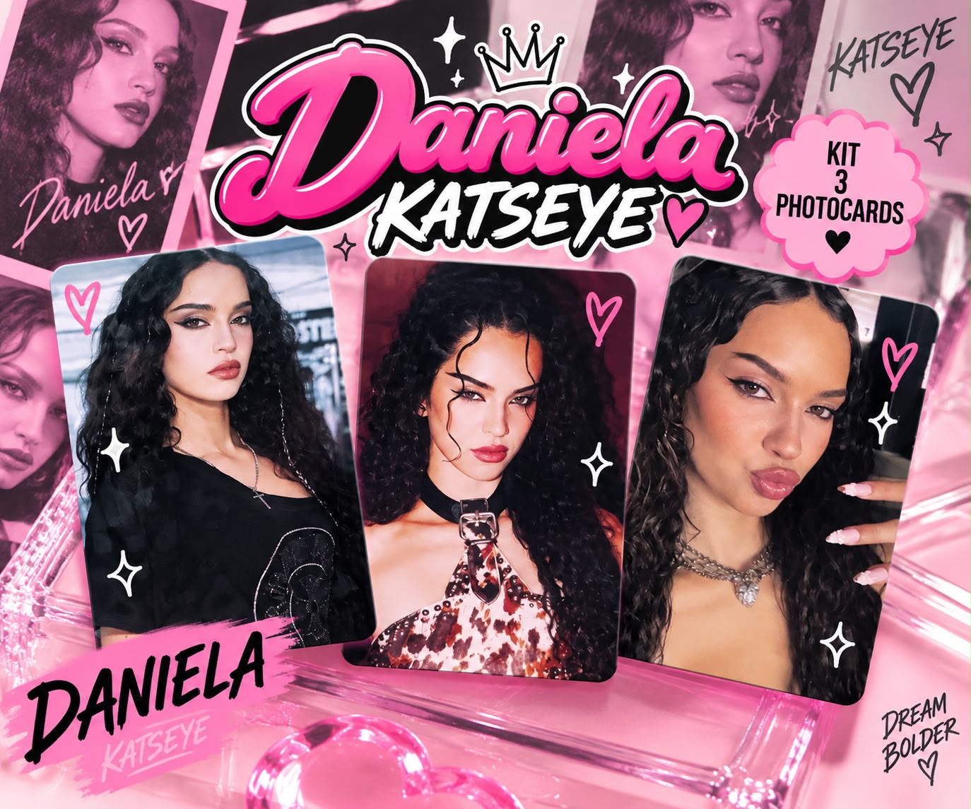 Kit com 3 Photocards da Daniela — KATSEYE
